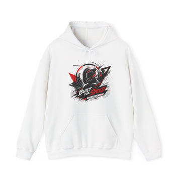 Racing Helmet unisex 'Built For Speed' Hoodie — Motorsports Graphic Pullover