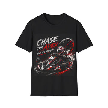 Chase The Apex Racing Tee — Karting Graphic T-Shirt (Own The Moment)