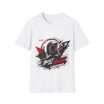Built for Speed Unisex Helmet T‑Shirt — Racing Motorcycle Graphic Tee