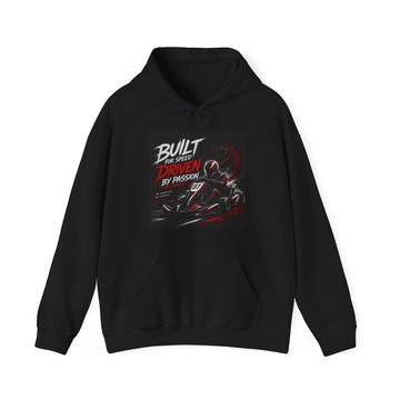 Racing Hoodie — "Built to Perform, Driven by Passion" Go-Kart Racing Pullover