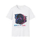 Race or Die Retro Racer Unisex T-Shirt — Neon Helmet Motorsport Graphic Tee