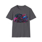 Racer Graphic Unisex T-Shirt — “Eat Sleep Race Repeat” Neon Go-Kart Motorsport Tee