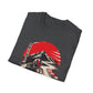 Kart Racing Unisex T-Shirt — Vintage Japanese Racer Design (Sun & Mount Fuji)