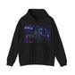 Karting Center Neon Racing Hoodie — Retro Vaporwave Go-Kart Design