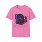 Race or Die Retro Racer Unisex T-Shirt — Neon Helmet Motorsport Graphic Tee