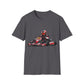 Go-Kart Racing Unisex T-Shirt — Red Kart Racer Graphic Tee