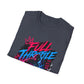 Full Throttle Racing Unisex T-Shirt — Neon Karting Gamer Tee