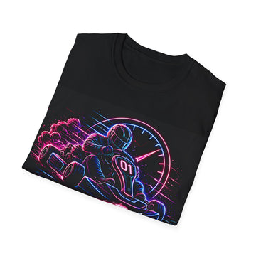 Racing Is Forever Unisex T‑Shirt — Retro Neon Speed Racing Graphic Tee