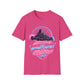 Racing Retro Unisex T-Shirt — “Corners Are Opportunities, Not Obstacles” Neon Racer Tee