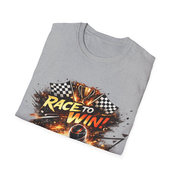 Race to Win! Unisex Go-Kart Racing T-Shirt – Motorsport Tee for Drivers & Fans
