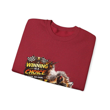 Racing Go-Kart Unisex'Winning Is a Choice' Crewneck Sweatshirt