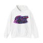Hoodie - Retro Neon Go Fast Take Risks Racing Design