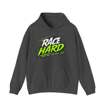 Race Hard Hoodie — Karting Central Racing Graphic Pullover