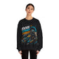 Racing Crewneck Unisex Sweatshirt — "Focus Commit Conquer" Karting Graphic