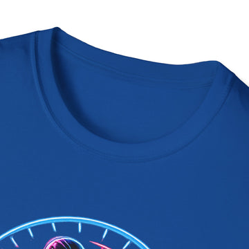 Racing Retro Unisex T-Shirt — “Corners Are Opportunities, Not Obstacles” Neon Racer Tee