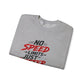 Kart Racing Unisex Sweatshirt — "No Speed Limits, Just Better Lap Times" Racing Crewneck
