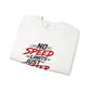 Kart Racing Unisex Sweatshirt — "No Speed Limits, Just Better Lap Times" Racing Crewneck