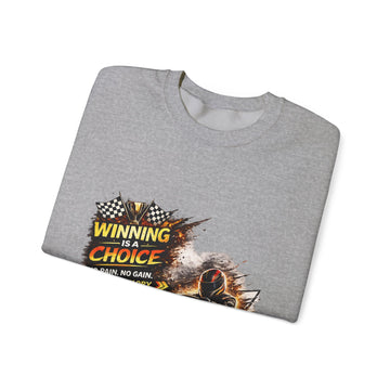Racing Go-Kart Unisex'Winning Is a Choice' Crewneck Sweatshirt