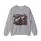 Go-Karting Unisex Crewneck Sweatshirt — Fast & Fierce Racing Graphic