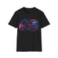 Racer Graphic Unisex T-Shirt — “Eat Sleep Race Repeat” Neon Go-Kart Motorsport Tee
