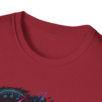Racer Graphic Unisex T-Shirt — “Eat Sleep Race Repeat” Neon Go-Kart Motorsport Tee