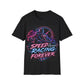 Racing Is Forever Unisex T‑Shirt — Retro Neon Speed Racing Graphic Tee