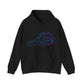Racing Kart Hoodie Unisex – Neon Drift Go-Kart Silhouette Pullover