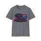 Racer Graphic Unisex T-Shirt — “Eat Sleep Race Repeat” Neon Go-Kart Motorsport Tee