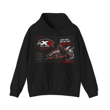 Racing Kart Hoodie - "XR8" Drift Speed Graphic Pullover