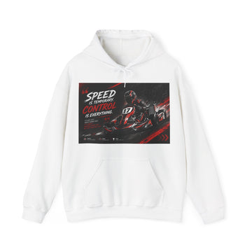 Racing Hoodie – “If Speed Is Temporary, Control Is Everything” Karting Graphic Sweatshirt