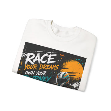 Racer Graphic Unisex Crewneck Sweatshirt — 