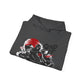 Hoodie — "Send It" Go-Kart Racing Hoodie with Red Sun Graphic