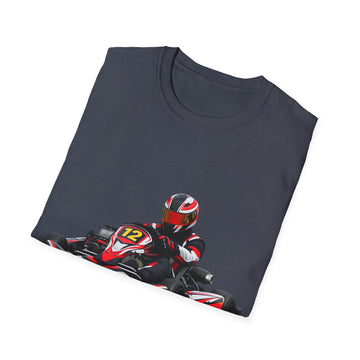 Go-Kart Racing Unisex T-Shirt — Red Kart Racer Graphic Tee