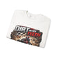 Crewneck Sweatshirt Unisex — "Dirt in My Teeth, Speed in My Veins" Go-Kart Racing Graphic