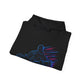 Racing Kart Hoodie Unisex – Neon Drift Go-Kart Silhouette Pullover