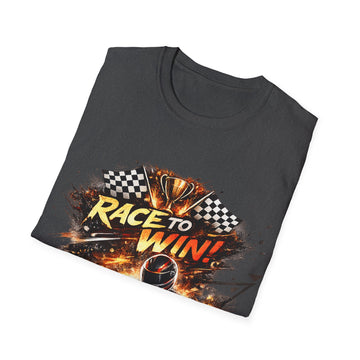 Race to Win! Unisex Go-Kart Racing T-Shirt – Motorsport Tee for Drivers & Fans