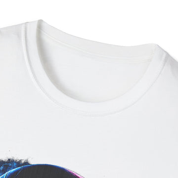 Race or Die Retro Racer Unisex T-Shirt — Neon Helmet Motorsport Graphic Tee