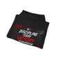Motivational Hoodie — "Discipline Today, Victory Tomorrow" Athletic Pullover