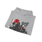Hoodie — "Send It" Go-Kart Racing Hoodie with Red Sun Graphic