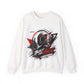 Crewneck Sweatshirt Unisex — "Built for Speed" Racing Helmet Graphic