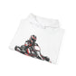 Go-Kart Racing Hoodie – Red & Black Driver Graphic Pullover