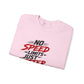 Kart Racing Unisex Sweatshirt — "No Speed Limits, Just Better Lap Times" Racing Crewneck
