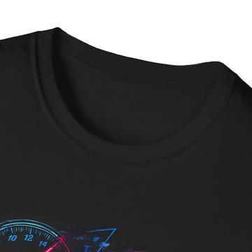 Racer Graphic Unisex T-Shirt — “Eat Sleep Race Repeat” Neon Go-Kart Motorsport Tee