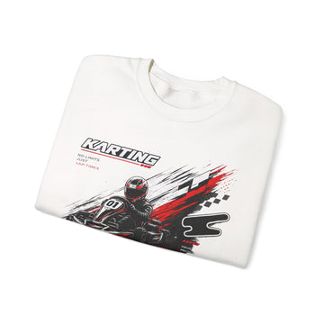 Karting Racing Unisex Crewneck Sweatshirt – Go-Kart Speed Graphic