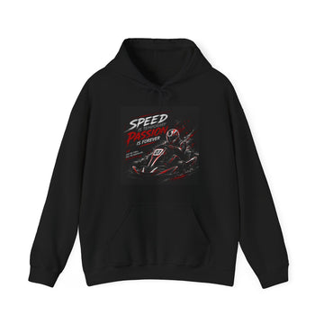 Racing Hoodie Unisex - "Speed & Passion Is Forever" Kart Racing Graphic Sweatshirt