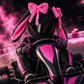 Drift Bunny Helmet Cover – Cute Long Ear Karting Helmet Cover