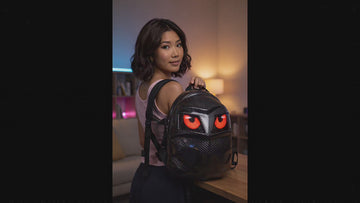 LED Motorcycle Backpack (Helmet-Compatible)